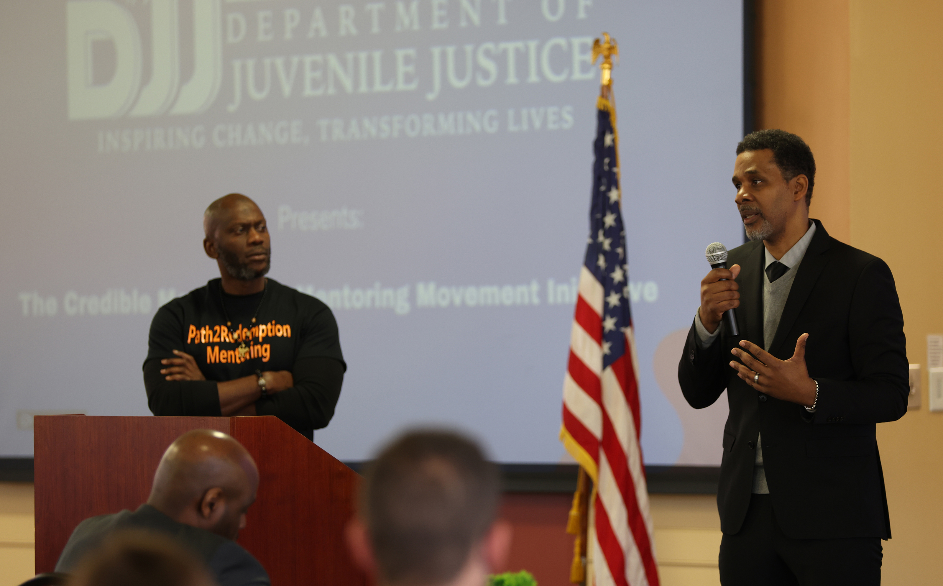 Lester Young (L) and Clinton Lacey