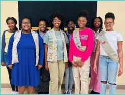Neriah TASC site - Girl Scout Troop 2128 held their Roadmap to Readiness College & Career Fair